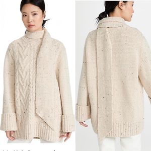 GANNI NWT Cable Knit Sweater